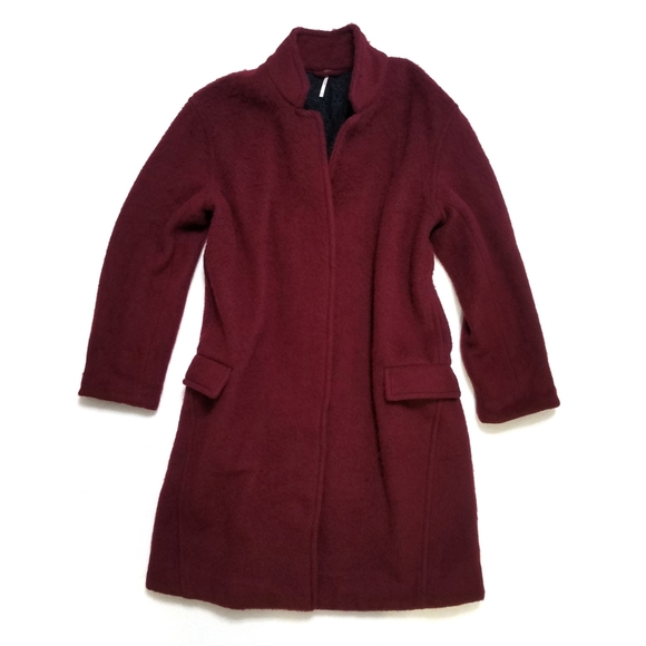 Free People Brushed Wool Coat - Picture 3 of 11